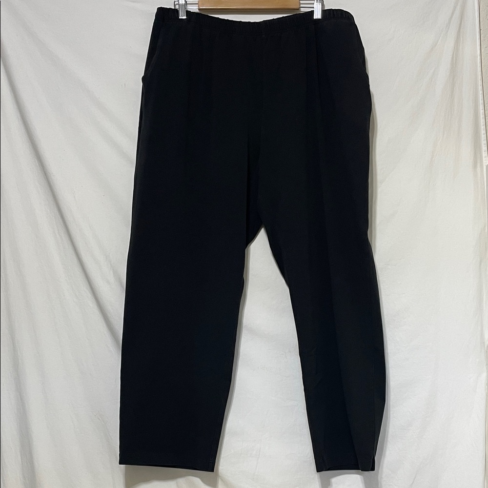 LL Bean 3X Women’s Black Side Pocket Capris